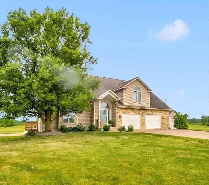 Professional lawn care services maintaining healthy green lawn